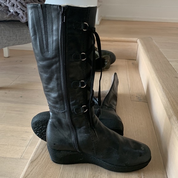 Winter leather boots - Picture 4 of 5